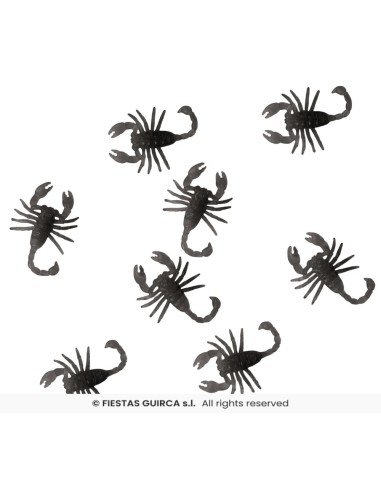 BOLSA 8 ESCORPIONES 6 CMS.