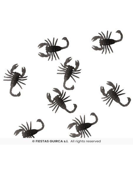 BOLSA 8 ESCORPIONES 6 CMS.