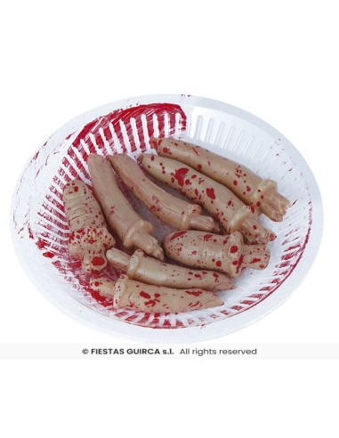 BANDEJA 8 DEDOS 19X12 CMS