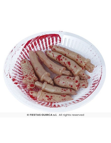 BANDEJA 8 DEDOS 19X12 CMS