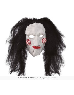 MASCARA SAW MARIONETA CON PELO LATEX 2