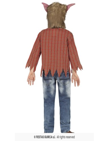 DISFRAZ HOMBRELOBO WEREWOLF  10-12 Años
