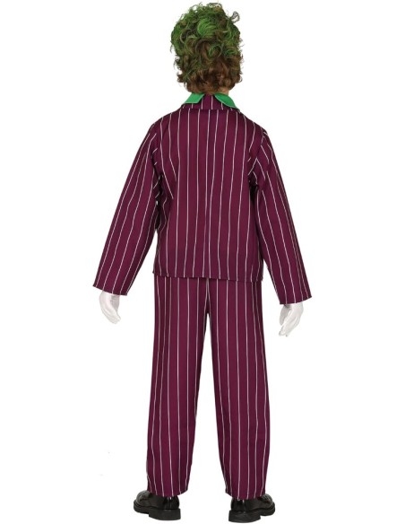 Disfraz crazy villain 5-6   años joker