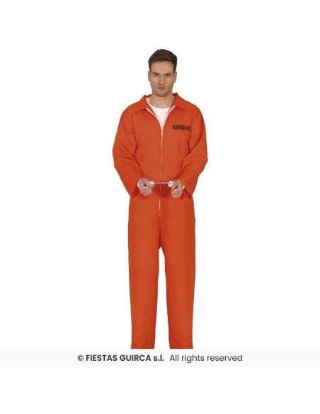 DISFRAZ CONVICTO PRESO NARANJA (XL)