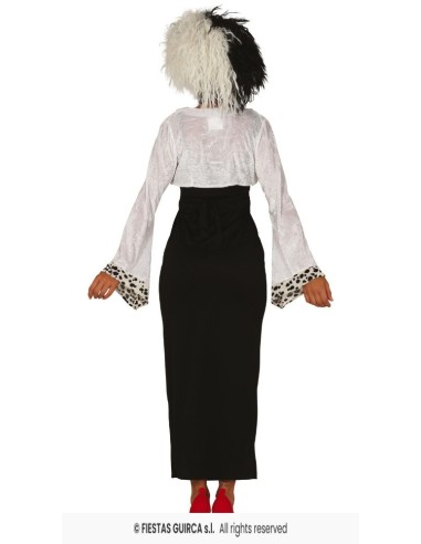 DISFRAZ CRUELLA CRAZY VILLANA M 38-40