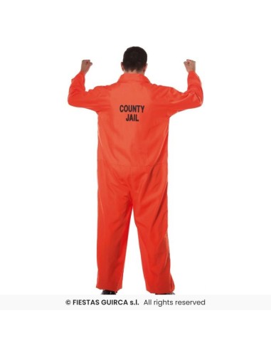 DISFRAZ CONVICTO PRESO NARANJA (XL)