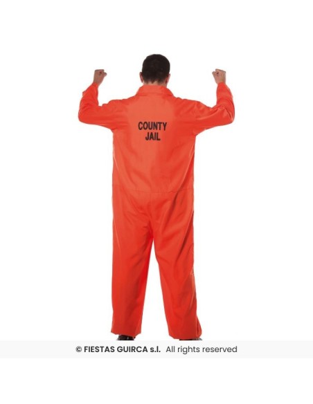DISFRAZ CONVICTO PRESO NARANJA (XL)