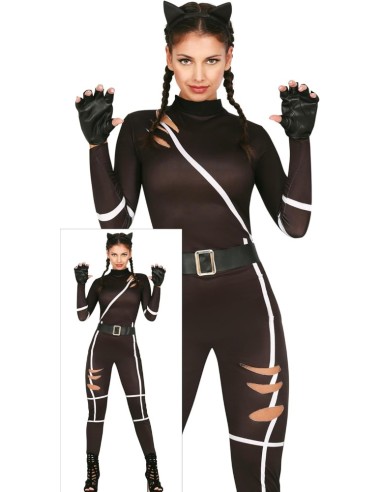 DISFRAZ CATWOMAN BLACK CAT T.L 42-44