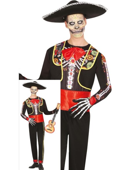 DISFRAZ CATRIN MARIACHI SKELETON T.M 48-