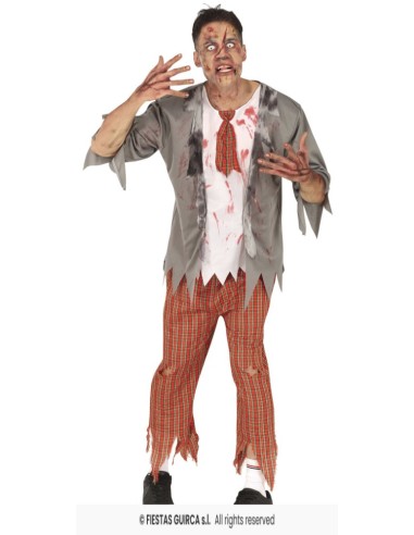 DISFRAZ COLEGIAL ZOMBIE SCHOOLER (M)