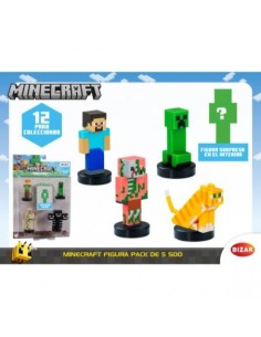 Minecraft Figura Pack De 5 Sdo Blister