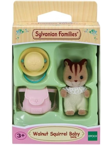 Bebé Ardilla de la Nuez Sylvanian Famili