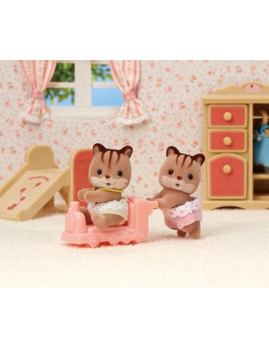 Gemelos Ardilla de la Nuez Sylvanian Fam