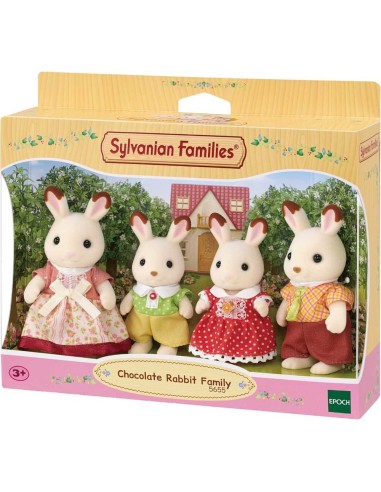 Familia Conejo Chocolate Sylvanian Famil
