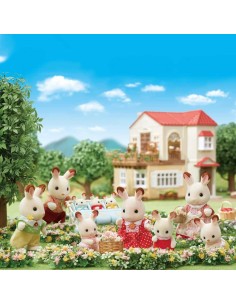 Familia Conejo Chocolate Sylvanian Famil 2