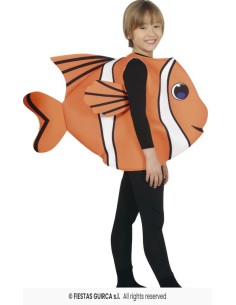 DISFRAZ PEZ NEMO 7-9 Años