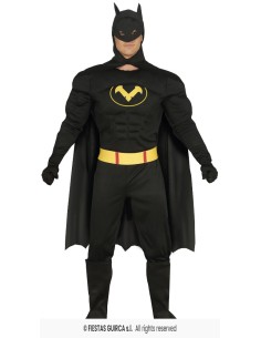 DISFRAZ BATMAN BLACK HERO T.S 46-48