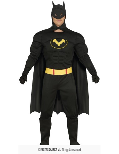 DISFRAZ BATMAN BLACK HERO T.S 46-48