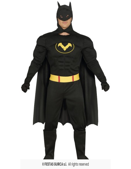 DISFRAZ BATMAN BLACK HERO T.S 46-48