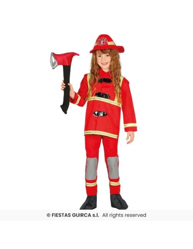 DISFRAZ BOMBERO 7-9 Años