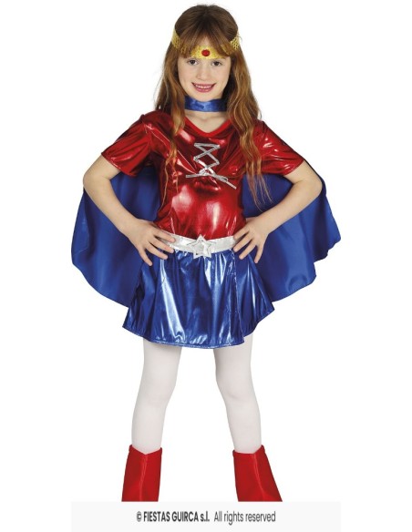 DISFRAZ SUPERHEROINA WONDER 10-12 AÑOS