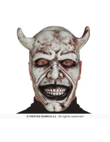 Mascara demonio blanco latex