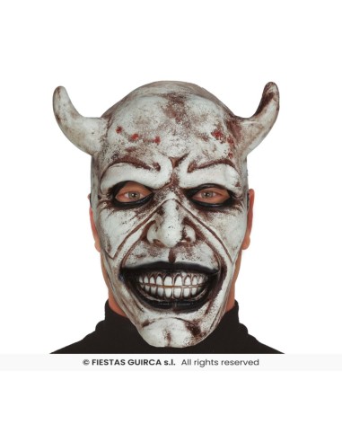 Mascara demonio blanco latex