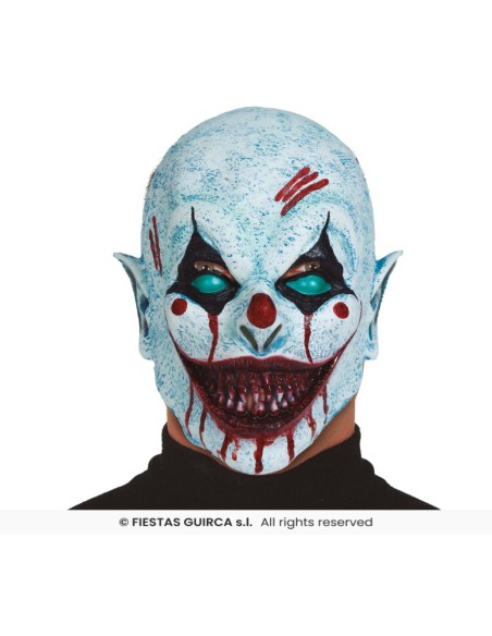 Mascara payaso sonriente   latex