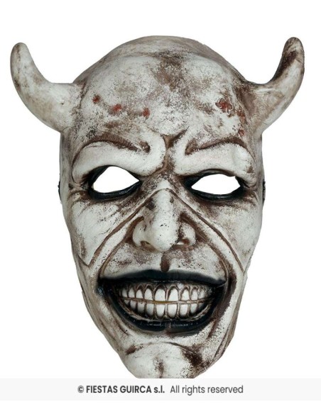 Mascara demonio blanco latex
