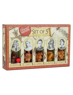 Set 5 Rompecabezas Grandes Mentes Mujer