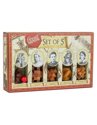 Set 5 Rompecabezas Grandes Mentes Mujer
