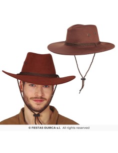 GORRO VAQUERO MARRON EXTRA
