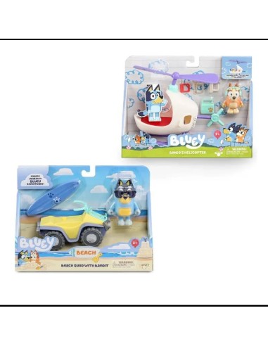 Bluey - Vehiculos con Figura (Surtido)