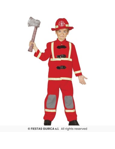 DISFRAZ BOMBERO 5-6 Años
