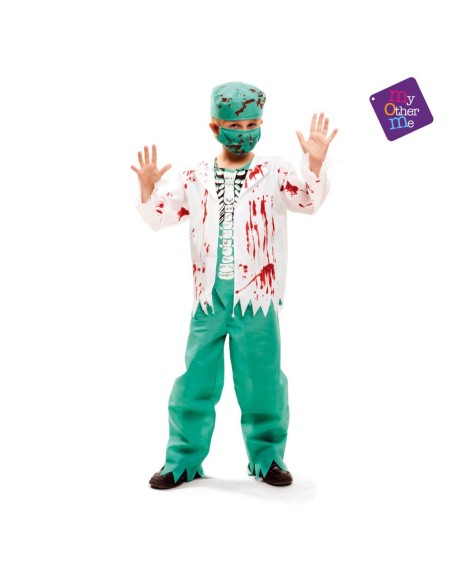DISFRAZ CIRUJANO ESQUELETO ZOMBIE 10-12