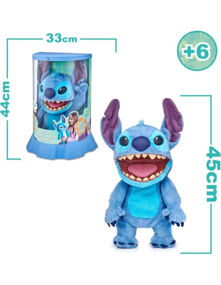 Stitch Real Fx Peluche Interactivo