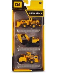 Set 3 vehiculos obras publicas CAT