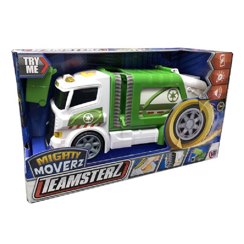 CAMION DE BASURA CON LUZ Y SONIDOS TEAMS