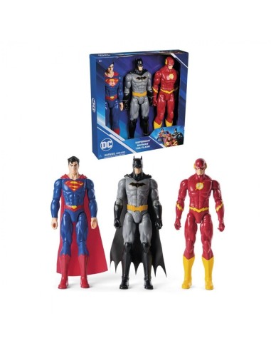 Pack 3 Figuras Batman, Superman y Flash 