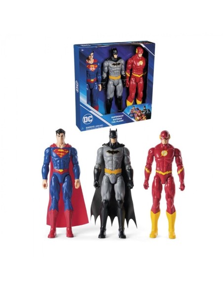Pack 3 Figuras Batman, Superman y Flash 