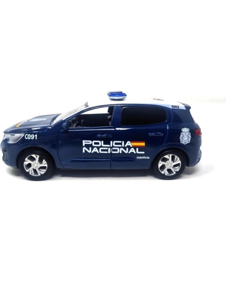 Coche POLICÍA Nacional. Vehículo metálic