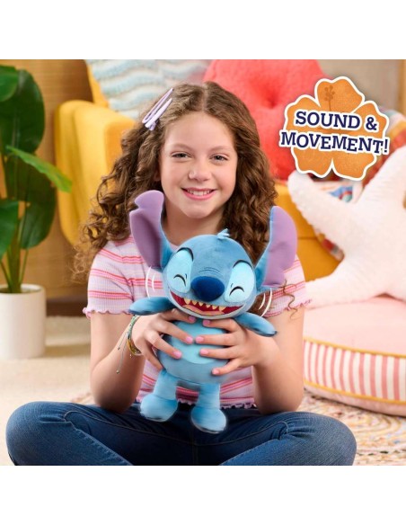 Disney Stitch Crack Me Up Feature Plush