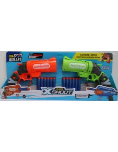 PACK 2 PISTOLAS DARDOS  12 BALAS