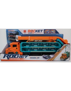 CAMION PISTA 120CM C/ 3 COCHES DIE-CAST