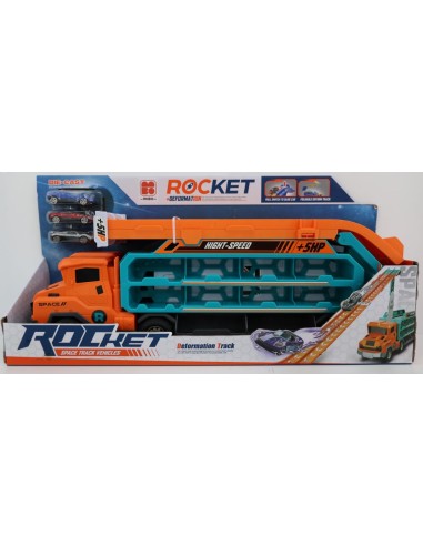 CAMION PISTA 120CM C/ 3 COCHES DIE-CAST