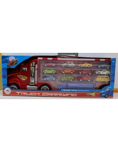 CAMION PORTACOCHES + 13 COCHES