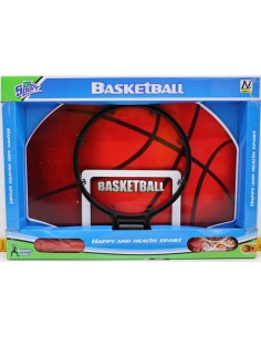 CANASTA BALONCESTO + PELOTA + INFLADOR