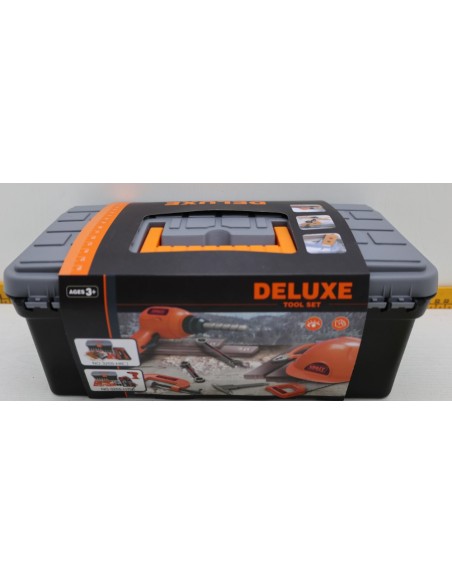 CAJA HERRAMIENTAS CON TALADRO MANUAL