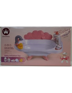 BAÑERA CON AGUA + 6 ACCESORIOS