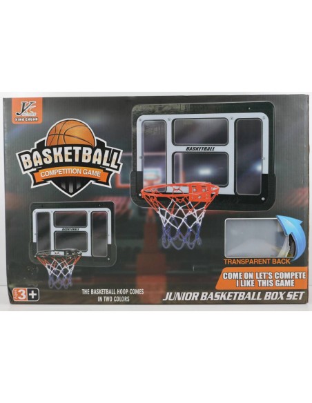 CANASTA TRANSPARENTE PARED BALONCESTO +